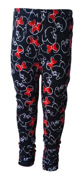 Dívčí legíny MINNIE celopotisk černé, velikost: 134