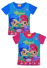 Dívčí tričko TŘPYTKA A SVĚTLA krátký rukáv, modrá, velikost: 98