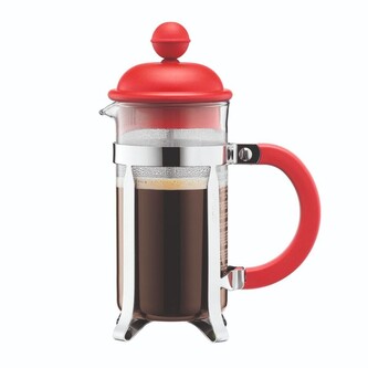 French press BODUM CAFFETTIERA (1913-294) - na 3 šálky (350 ml), červený