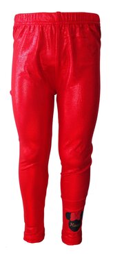 Dívčí legíny MINNIE holografické červené, velikost: 104