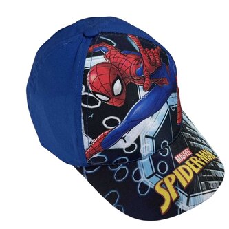 Chlapecká kšiltovka SPIDERMAN modrá, velikosti: 52