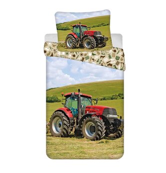 Jerry Fabrics s. r. o. Bavlněné povlečení 140x200 + 70x90 cm - Traktor II.