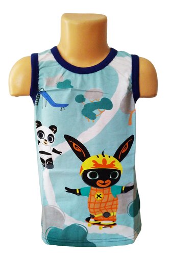 Chlapecké letní tílko ZAJÍČEK BING modré, velikost: 92