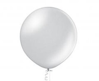 Balony Beauty&Charm metalizowane srebrne 60cm 2szt