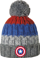 Chlapecká čepice AVENGERS s bambulí, vícebarevné, velikosti: 54