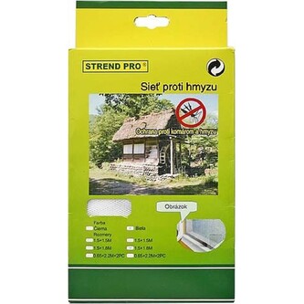 Síť okenní proti hmyzu 150 x 180 cm černá