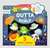 Pachnące Gumki Do Ścierania Kosmiczne Puzzle 5szt