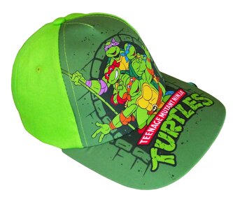 Chlapecká kšiltovka ŽELVY NINJA zelená, velikosti: 52