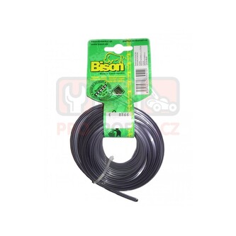 Struna BISON d 2,7/15 m silent black čtverec