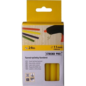 Tavné náplně 11 mm x 10 cm, 24 ks - žlutá