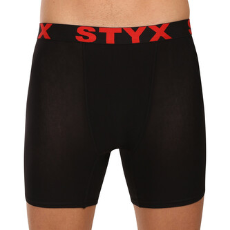 Pánské boxerky Styx long sportovní guma černé (UN4960) XXL