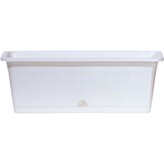 Truhlík samozavlažovací CAMELIA W s háky - bílý 40,2 cm, doprodej