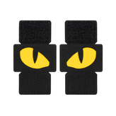 Nášivka M-Tac Tiger Eyes Laser Cut 2 ks - černá-žlutá