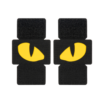 Nášivka M-Tac Tiger Eyes Laser Cut 2 ks - černá-žlutá
