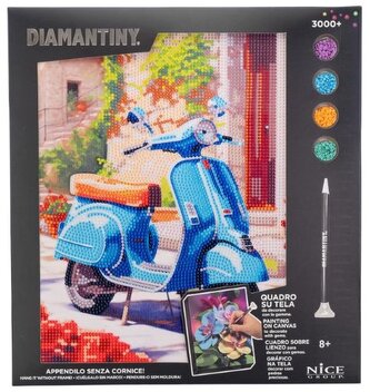 Mozaika diamentowa Italy motocykl retro Diamantiny, Nice