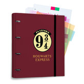 Grupo Erik Pořadač A4 červený 9 a 3/4 + doplňky, Harry Potter
