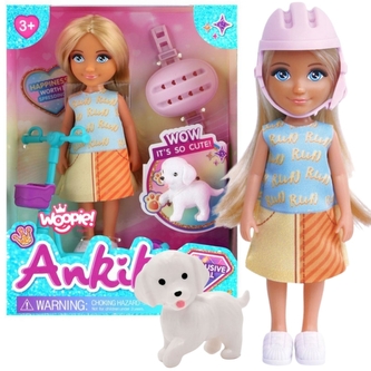 WOOPIE 57666 Royal Laleczka z Pieskiem i hulajnogą