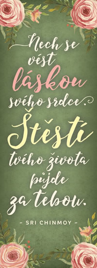 Plechová cedulka Nech se vést