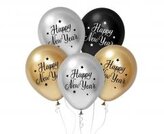 Balony Beauty&Charm Happy New Year 33cm 5szt