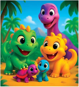 WOODEN CITY Dřevěné puzzle Dinosauři 20 dílků