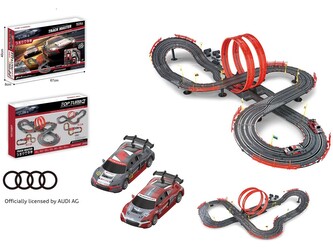 Autodráha s licení Audi, 790 cm, s USB napájecím kabelem