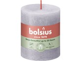 Bolsius Rustic Shine Válec 68×80 mm – Frosted Lavender (fialová)