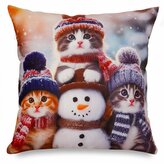 Vánoční polštář CHRISTMAS GANG 40x40 cm Mybesthome