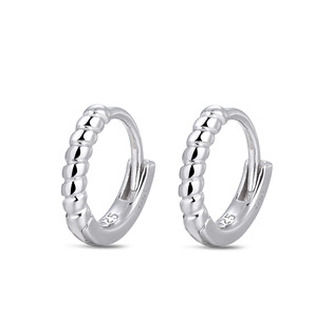 NB-3822 Stříbrné náušnice kruhy