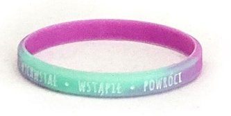 Opaska silikonowa dzieci - dobra nowina - wąska