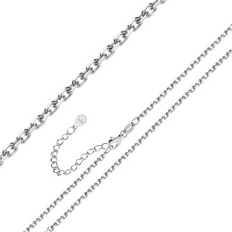 NB-7055-45 Stříbrný řetízek očkový ANKER, tl. 1,3 mm