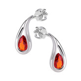 NB-3763 Stříbrné šroubovací náušnice