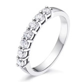 MN512-55 Stříbrný zásnubní prsten MOISSANIT