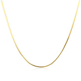 NB-7011-50 Zlacený stříbrný řetízek - had, délka 50 cm