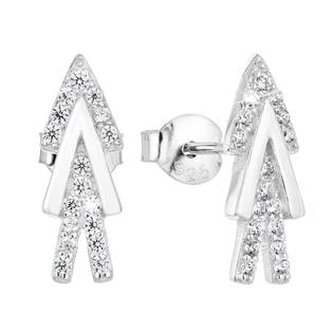 EG2832 Stříbrné náušnice se zirkony