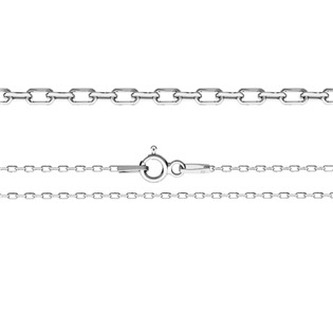 NB-7022-50 Stříbrný řetízek očkový ANKER