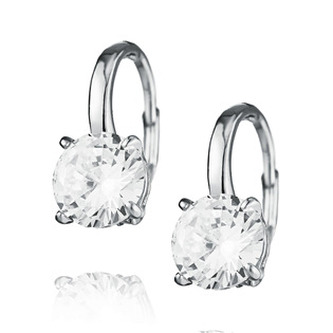 NB-3326 Stříbrné náušnice se zirkonem