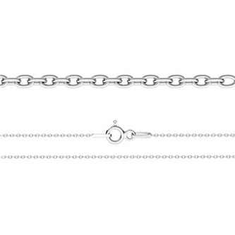 NB-7030-38 Dětský stříbrný řetízek ANKER, tl. 1mm