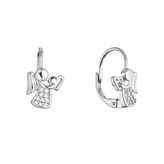 EG9189 Stříbrné náušnice andílci