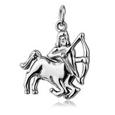 CS3001-12 Stříbrný přívěšek znamení STŘELEC - znamení zvěrokruhu