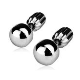 ZB293456 Stříbrné náušnice pecky 6 mm