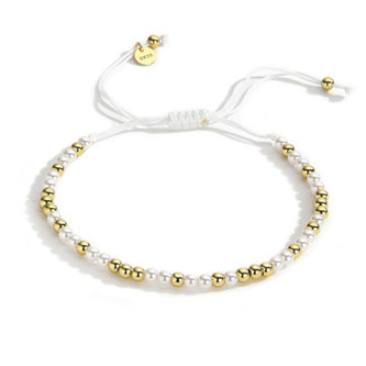 AU0036 Náramek přírodními perlami, stříbro AG925