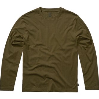 Pánské triko Premium Longsleeve Shirt, Brandit, olivová, 3XL