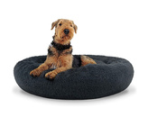 Pelíšek pro pejsky Hnízdečko kulatý šedý L