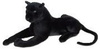 Czarna pantera leżąca 60cm