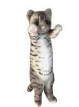 Kot stojący ciemno-szary 25cm