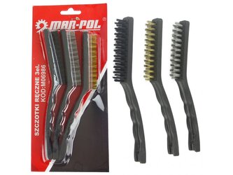 Sada drátěných kartáčů 210mm, 3ks MAR-POL