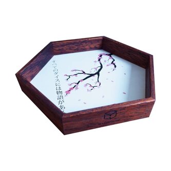 Dřevěný Dice Tray - Sakura