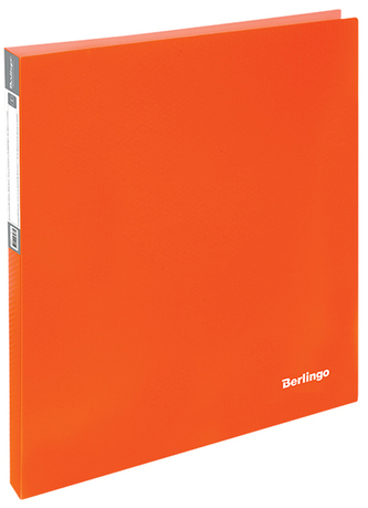 Segregator 2-ringowy Neon 25 mm, neonowy pomarańczowy, Berlingo