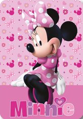 BLANKETS 100X140 MINNIE MIN36-5437 POLAR FLEECE - 220GSM