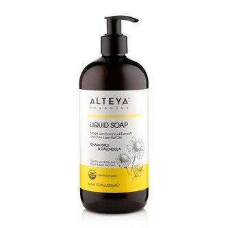 Tekuté mýdlo Heřmánek a Měsíček Alteya Organics 500 ml